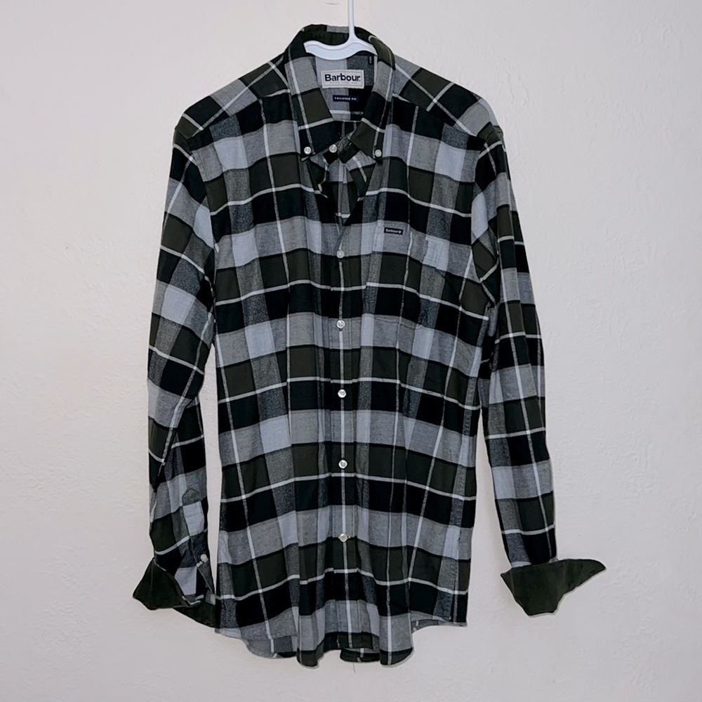 Barbour M tailored fit flannel shirt